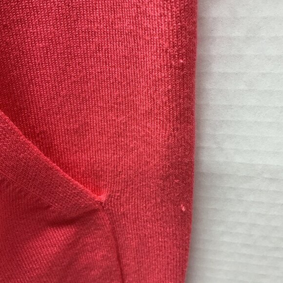 Long Cardigan with Pockets Belle by Kim Gravel Feather Knit $64 QVC -CORAL - Picture 6 of 13